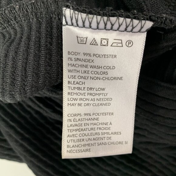 Urban Outfitters Cooperative Skirt Medium Black Elastic Waist A Line - Picture 5 of 6